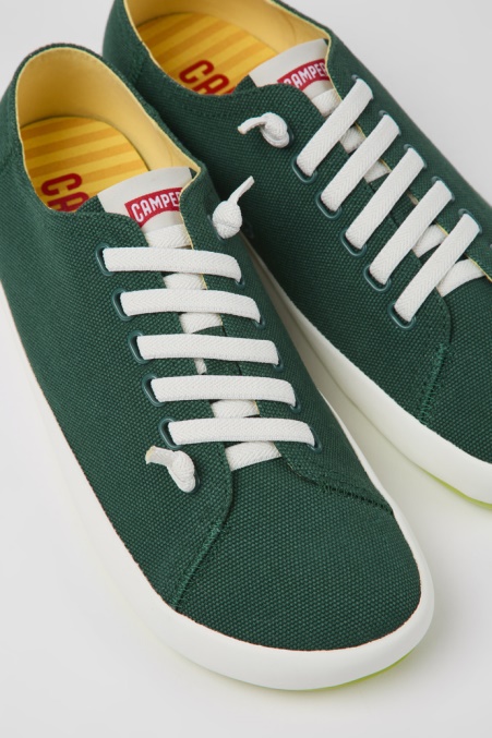 Design Peu Rambla Grüne Textilsneaker Für Herren Camper De