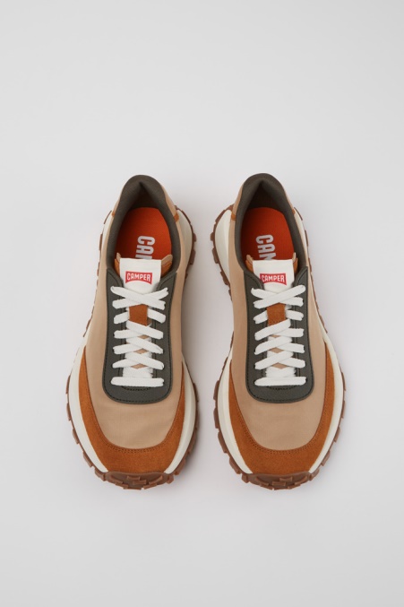 Exklusive Camper De Drift Trail Vibram Mehrfarbige Textil- Und Nubukturnschuhe Für Herren