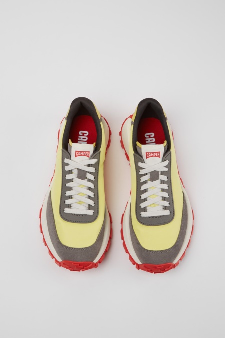 Camper De Design Drift Trail Vibram Mehrfarbige Textil- Und Nubukturnschuhe Für Herren