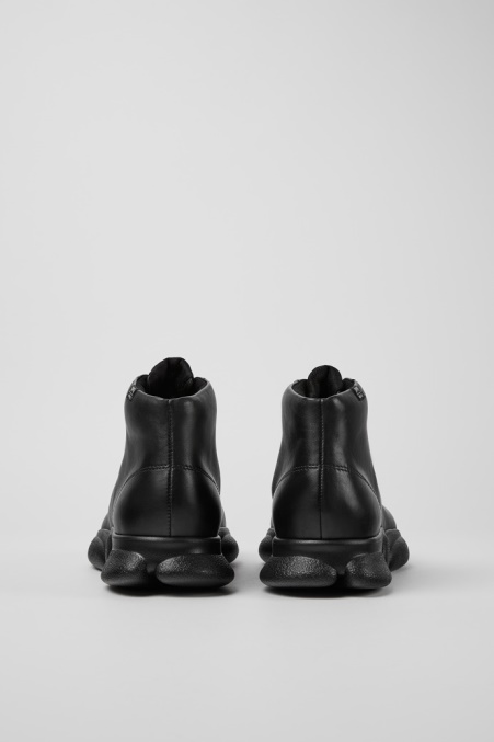 Karst Schwarze Ledersneaker Für Herren Camper De Neu Eingetroffen