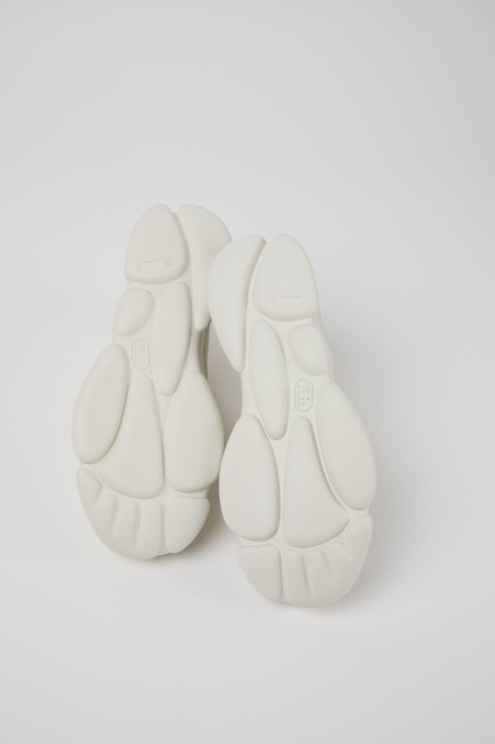 Design Karst Weiß Ungefärbte Ledersneaker Für Herren Camper De