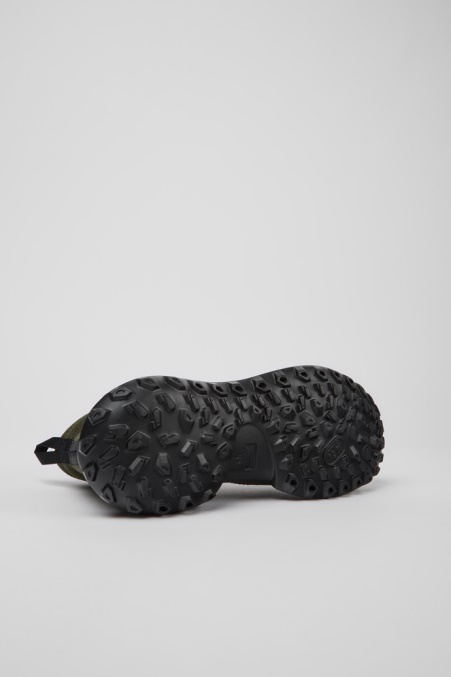 Exklusive Camper De Crclr Gore-tex Grüne Nubuk- Und Textilstiefeletten Für Herren