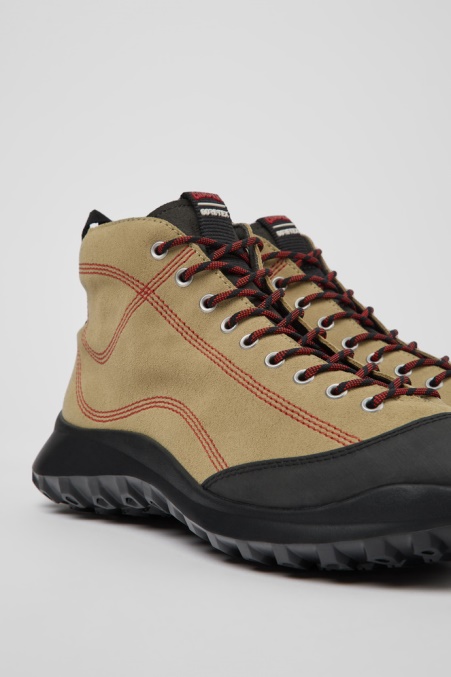 Design Crclr Gore-tex Beige Nubuk- Und Textilstiefeletten Für Herren Camper De