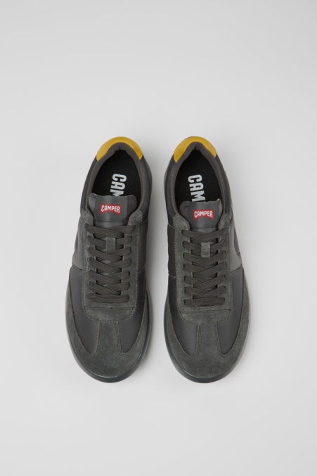 Exklusiver Camper De Pelotas Xlite Sneaker In Grau Und Gelb Für Herren