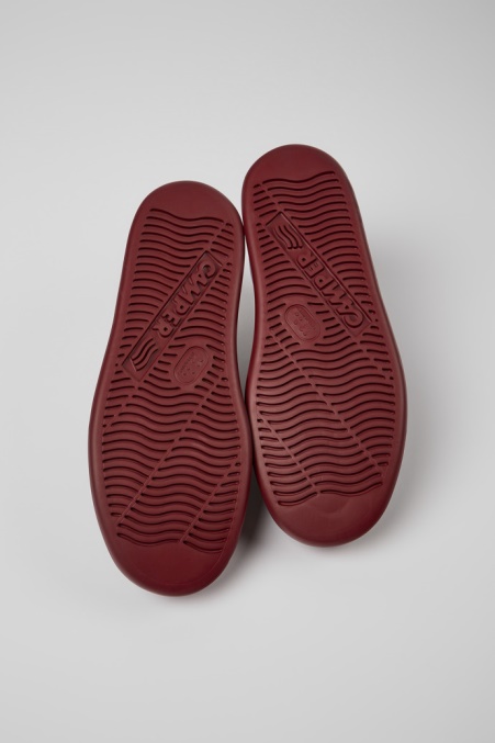 Exklusive Camper De Runner Schwarze Ledersneaker Für Herren