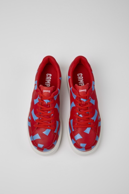 Design Runner K21 Rot Und Blau Bedruckte Sneaker Für Herren Camper De