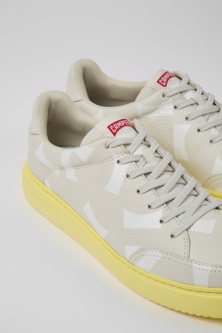 Camper De Design Runner K21 Weiße Ledersneaker Für Herren