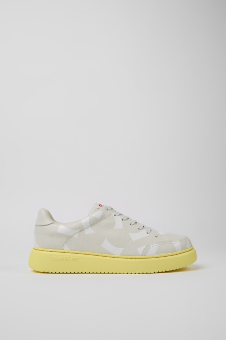 Camper De Design Runner K21 Weiße Ledersneaker Für Herren