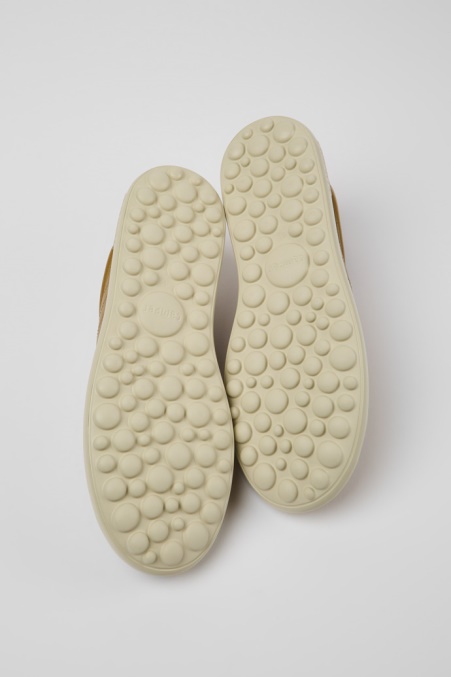 Design Pelotas Xlite Braun Und Beige Ledersneaker Für Herren Camper De