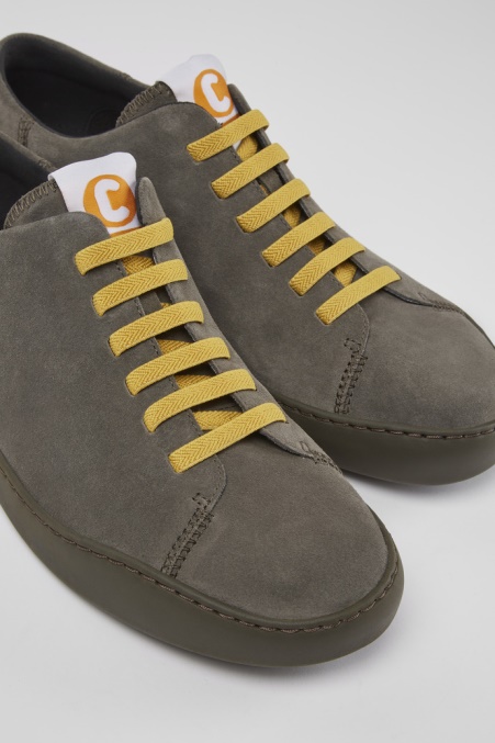 Peu Touring Grüner Nubuk Sneaker Exklusiv Camper De