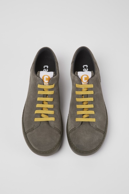 Peu Touring Grüner Nubuk Sneaker Exklusiv Camper De