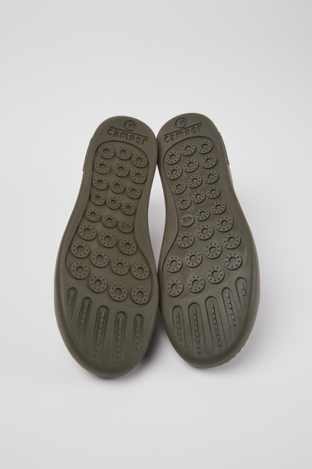 Peu Touring Grüner Nubuk Sneaker Exklusiv Camper De