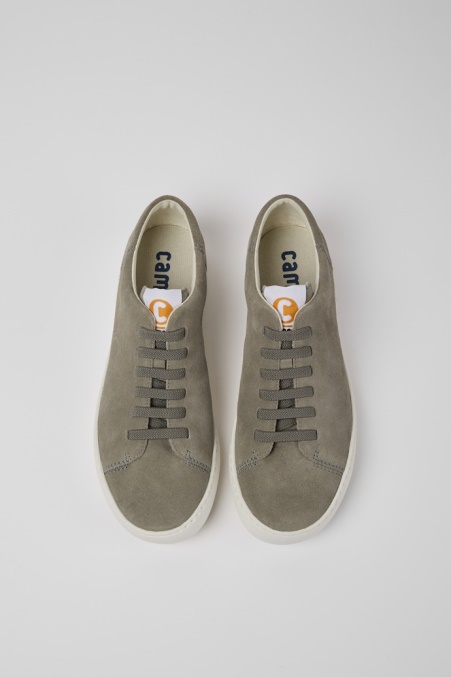 Design Peu Touring Grau Nubuksneaker Für Herren Camper De
