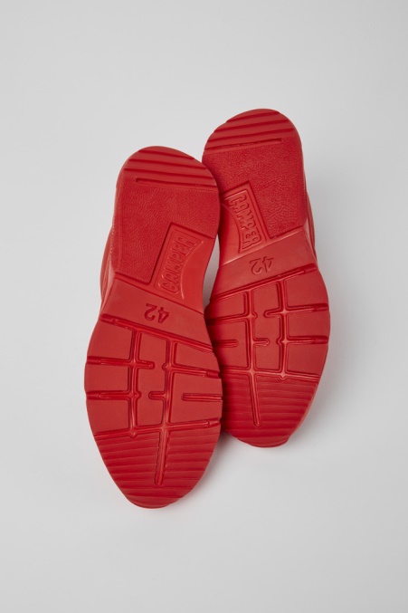 Camper De Drift Rote Ledersneaker Für Herren Neu Eingetroffen