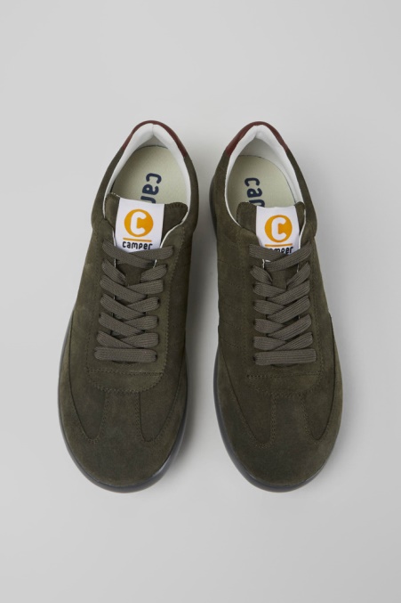 Design Pelotas Xlite Grüne Wildledersneaker Für Herren Camper De