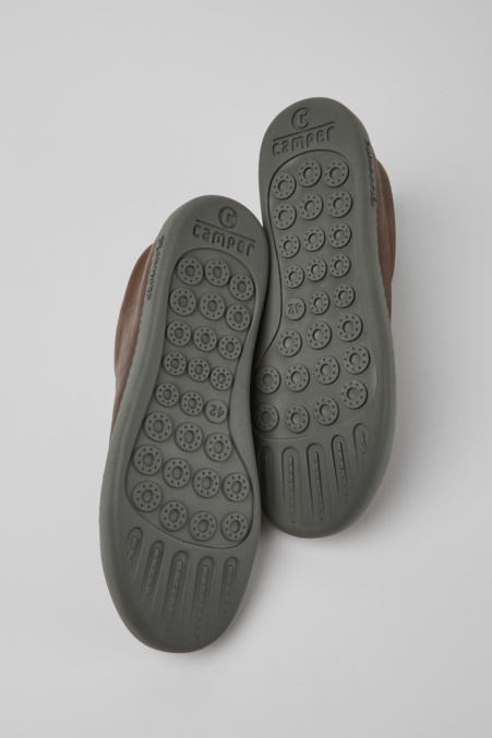 Peu Touring Braun Leder Herren Sneaker Exklusiv Camper De