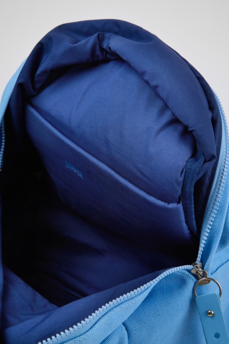 Ado Blauer Rucksack Aus Recycelter Baumwolle Camper De Neu Eingetroffen