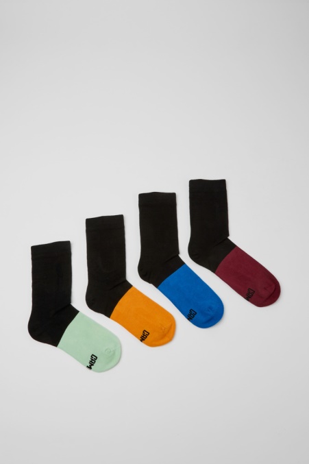 Camper De Design Odd Socks Pack Vier Mehrfarbige Unisex-Socken