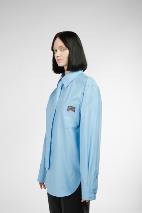Camper De Design Hemd Blau Unisex Hemd