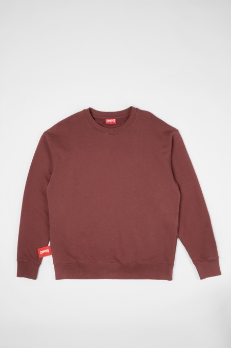 Exklusives Camper De Sweatshirt Weinrotes Sweatshirt Mit Pferdeprint