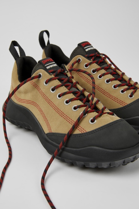 Camper De Crclr Gore-tex Beige Nubukleder Und Textil-sneakers Für Damen Neu Eingetroffen