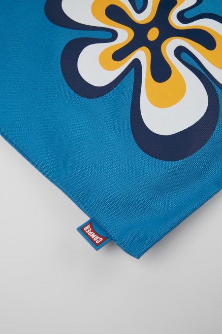 Conmigo Blaue Tragetasche Aus Recycelter Baumwolle Camper De Neu Eingetroffen