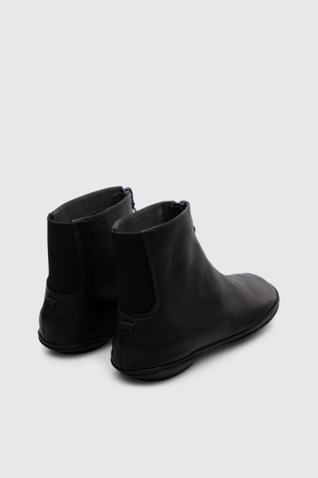 Rechts Schwarze Stiefelette Mit Reißverschluss Für Damen Camper De Neu Eingetroffen