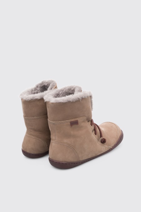 Design Peu Graue Stiefeletten Für Damen Camper De