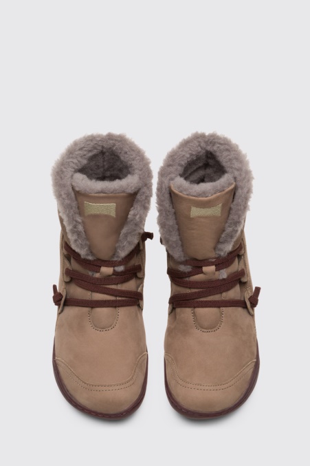 Design Peu Graue Stiefeletten Für Damen Camper De