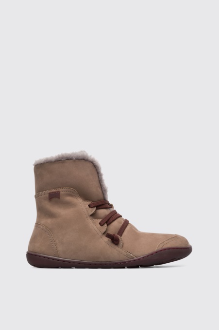 Design Peu Graue Stiefeletten Für Damen Camper De