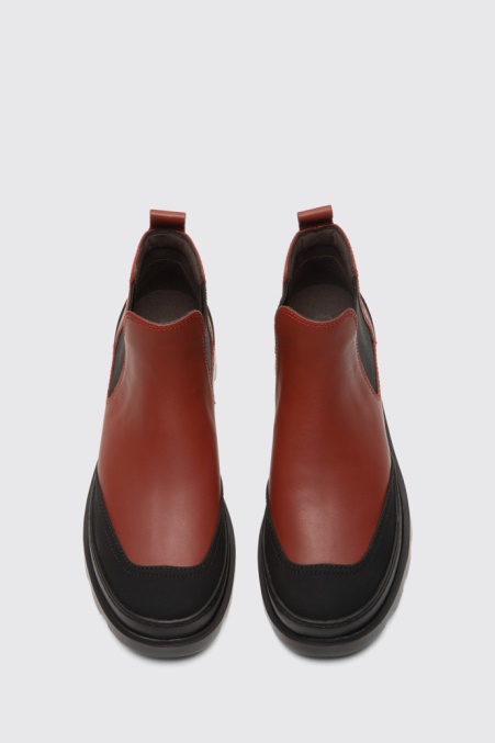 Exklusive Camper De Brutus Rotbraune Stiefelette Für Damen