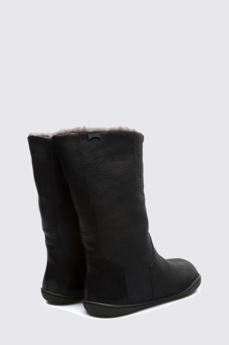 Design Peu Schwarze Stiefel Für Damen Camper De