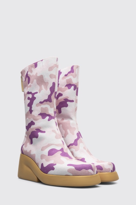 Design Ssense & Petra Collins Camouflage Hohe Stiefel Für Damen Camper De
