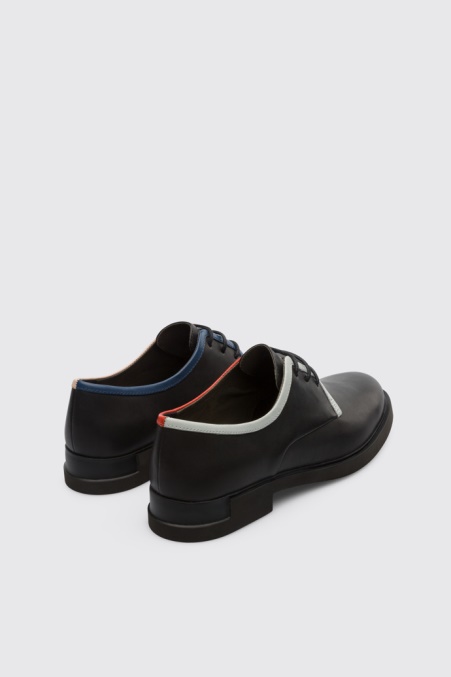 Exklusiver Camper De Twins Twins-schnürschuh In Schwarz Für Damen