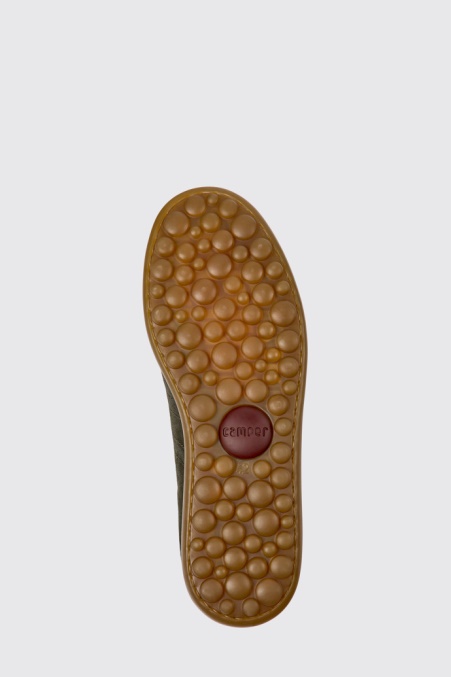 Exklusive Camper De Pelotas Grüne Nubukturnschuhe Für Herren