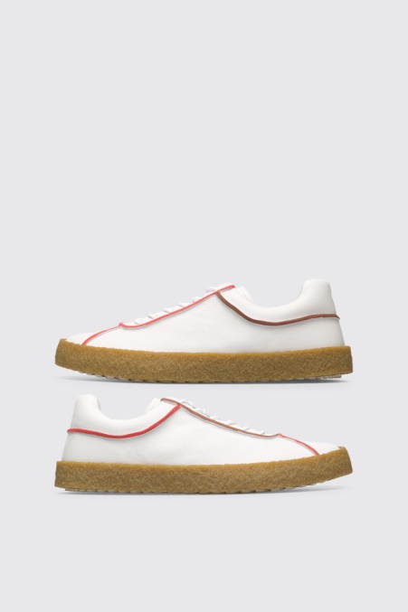 Camper De Twins Herrenschnürschuh Weiß Neu Eingetroffen