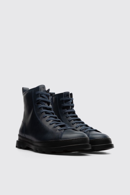 Design Brutus Blauer Mittelhoher Schnürstiefel Für Herren Camper De