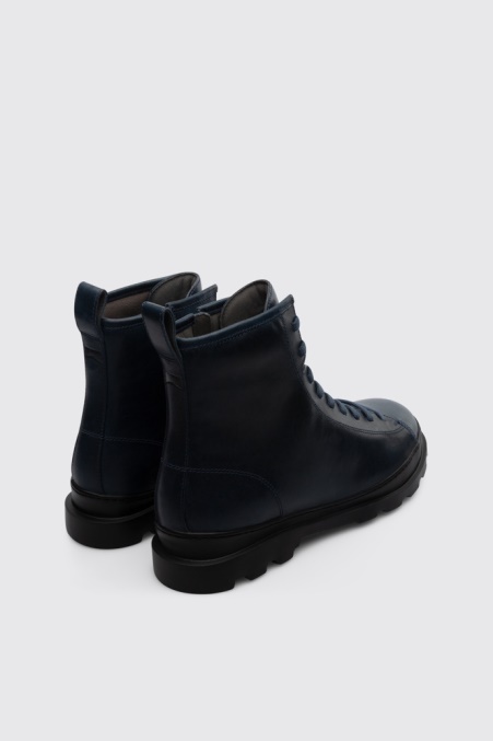 Design Brutus Blauer Mittelhoher Schnürstiefel Für Herren Camper De