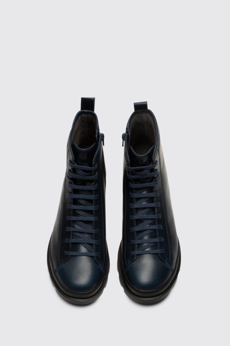 Design Brutus Blauer Mittelhoher Schnürstiefel Für Herren Camper De