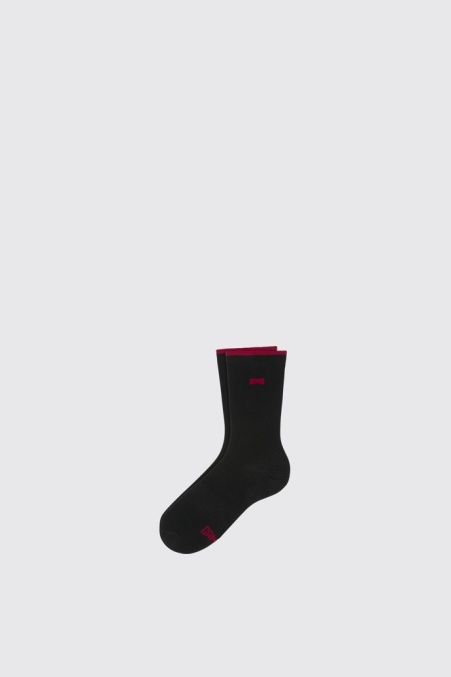 Camper De Design Basic Socken Schwarze Basic Socken