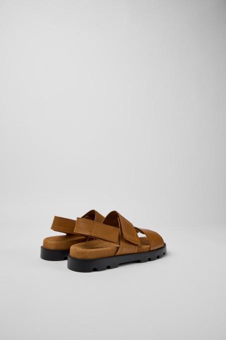 Camper De Design Brutus Sandale Braune Ledersandalen Für Damen