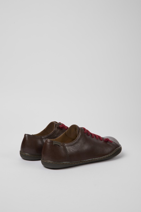 Camper De Design Peu Braune Lederschuhe Für Damen