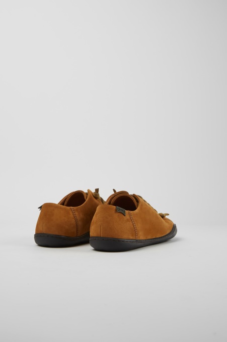 Design Peu Hellbrauner Nubukschuh Für Damen Camper De