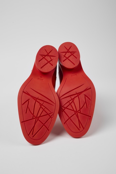 Design Bonnie Rote Lederstiefel Für Damen Camper De