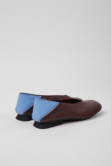 Casi Myra Weinrote Und Blaue Ballerinas Für Damen Camper De Neu Eingetroffen