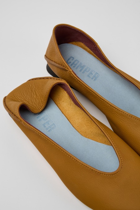 Design Casi Myra Braune Lederschuhe Damen Camper De