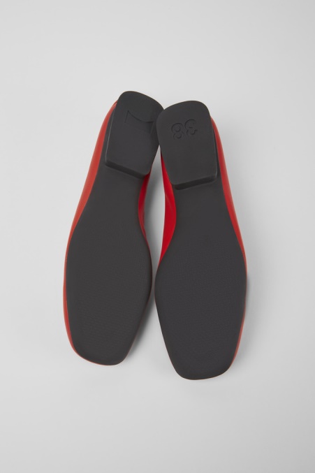 Design Casi Myra Rote Ballerinas Für Damen Camper De