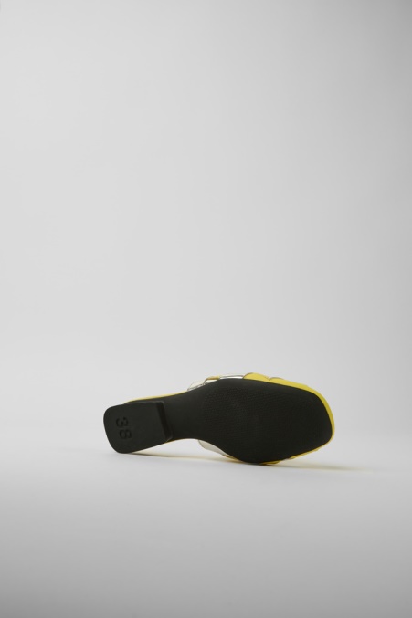 Camper De Design Casi Myra Gelb-silberne Schuhe Für Damen