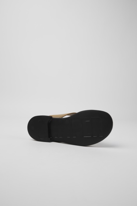 Exklusive Camper De Edy Braune Ledersandalen Für Damen