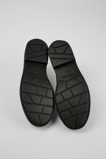 Neuman Schwarze Lederschnürschuhe Exklusiv Camper De